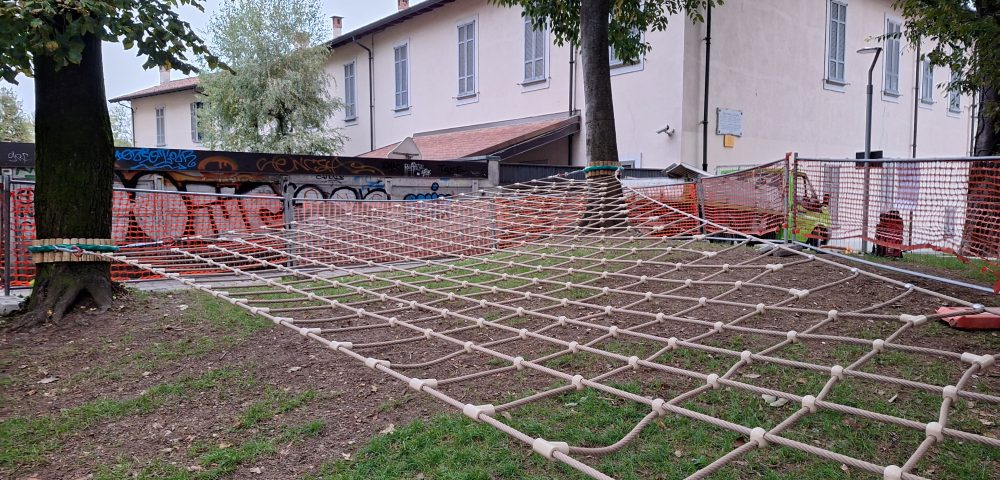 Realizzazione rete parco giochi per il Comune di Seregno - Italiana Parchi