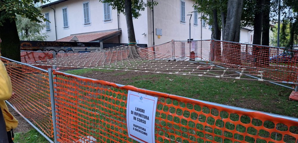 Realizzazione rete parco giochi per il Comune di Seregno - Italiana Parchi