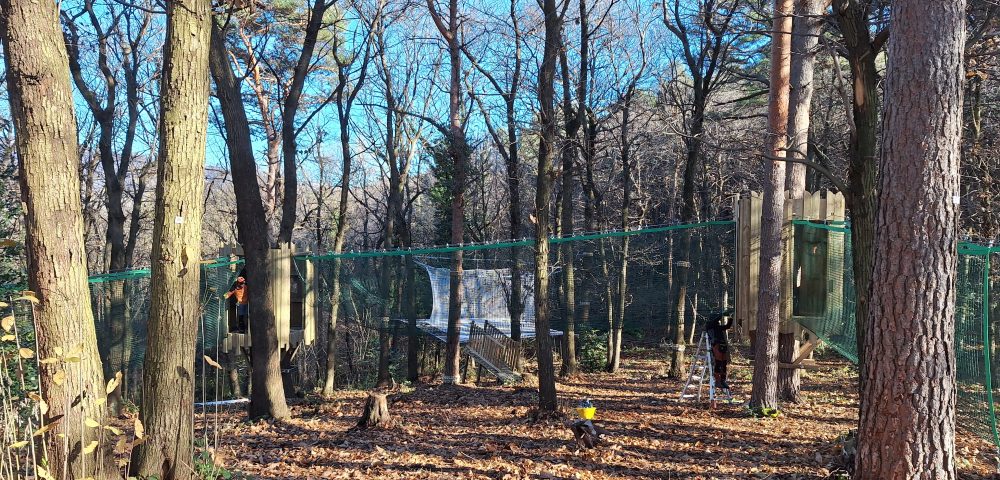 Realizzazione costruzione parco avventura parco regionale spina verde como - Italiana Parchi