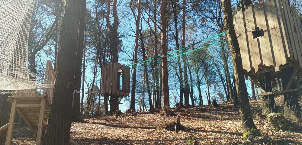 Realizzazione parco avventura parco regionale spina verde como - Italiana Parchi