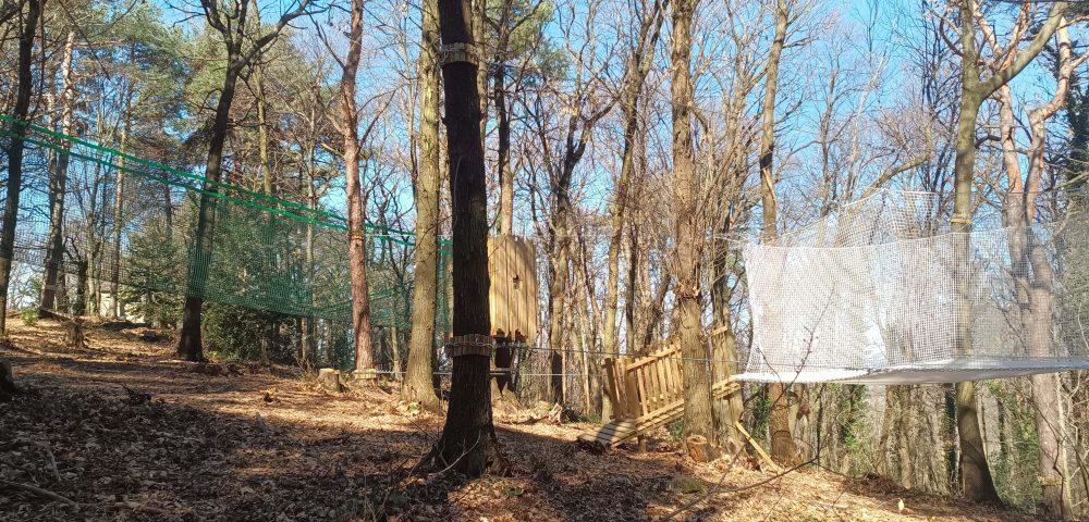 Costruzione parco avventura Como