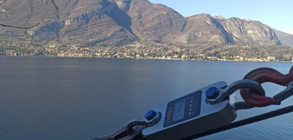 Costruzione teleferica trasporto merci Lago di Como