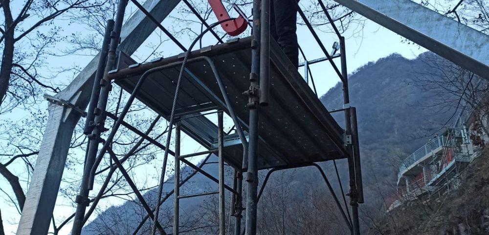 Costruzione teleferica trasporto materiale e merci