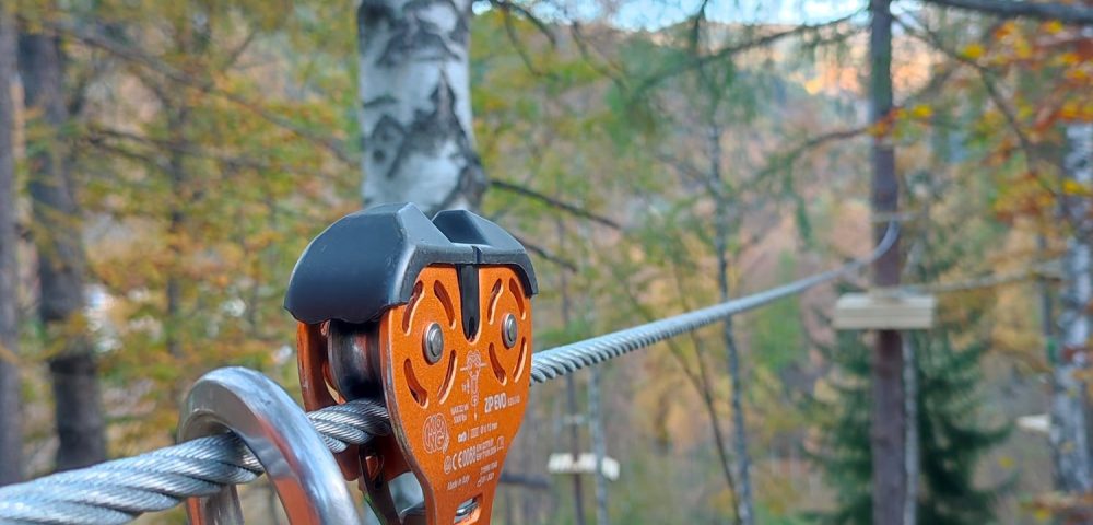 Carrucola parco avventura caspoggio