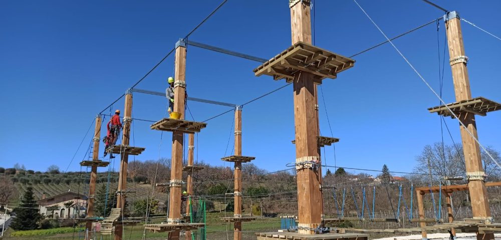 Costruzione parco avventura artificiale avellino