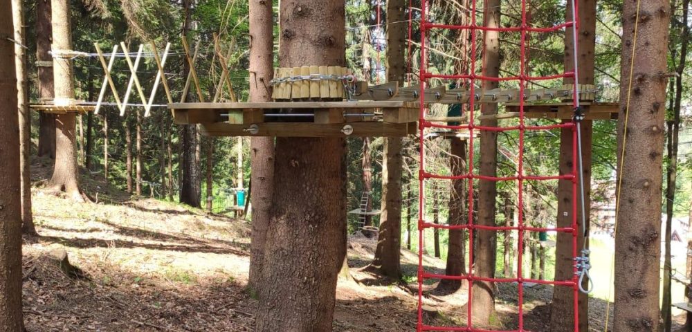 Costruzione parco avventura madessa