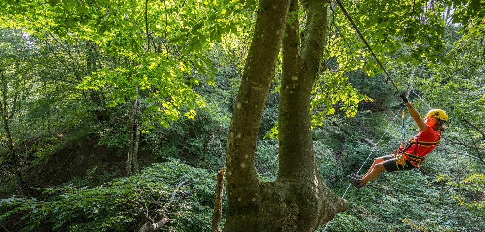 Costruzione percorso parco avventura jrp xtreme