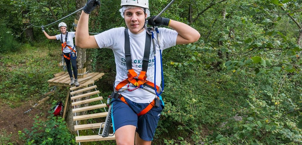 Costruzione percorso passerella parco avventura jrp xtreme