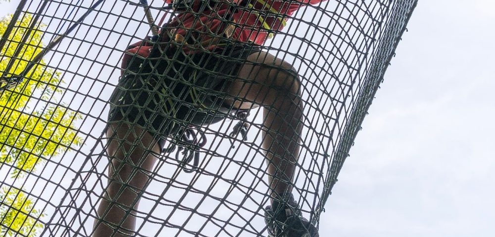 Costruzione percorso rete verticale parco avventura jrp xtreme