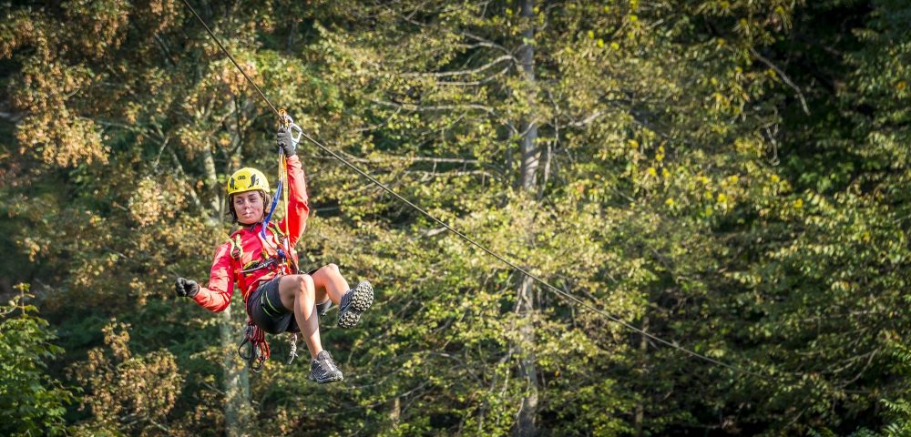 Costruzione zipline parco avventura jrp xtreme