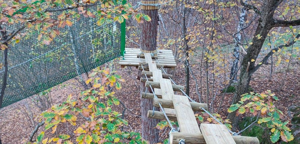 Realizzazione parco avventura campodolcino