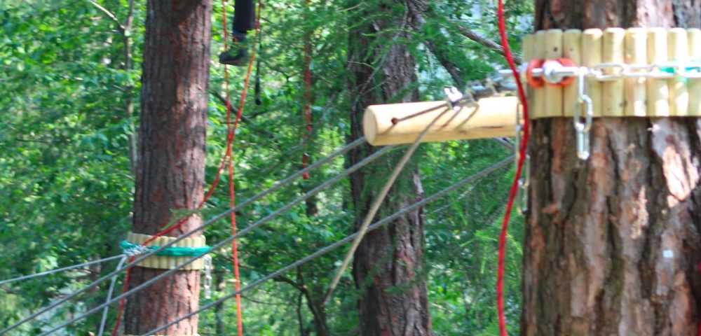 Realizzazione parco avventura corteno golgi brescia