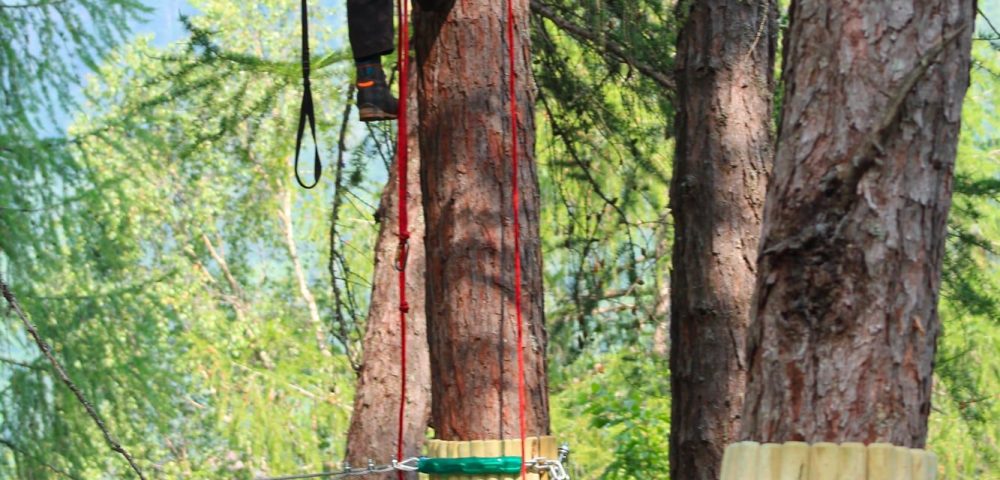 Realizzazione percorsi parco avventura corteno golgi brescia