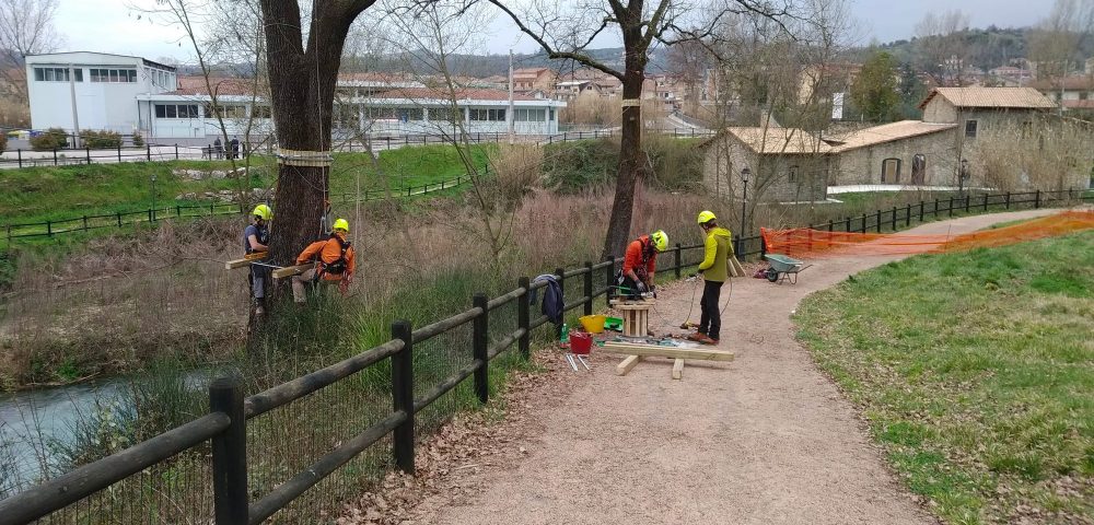 Realizzazione percorsi parco avventura fontana liri frosinone
