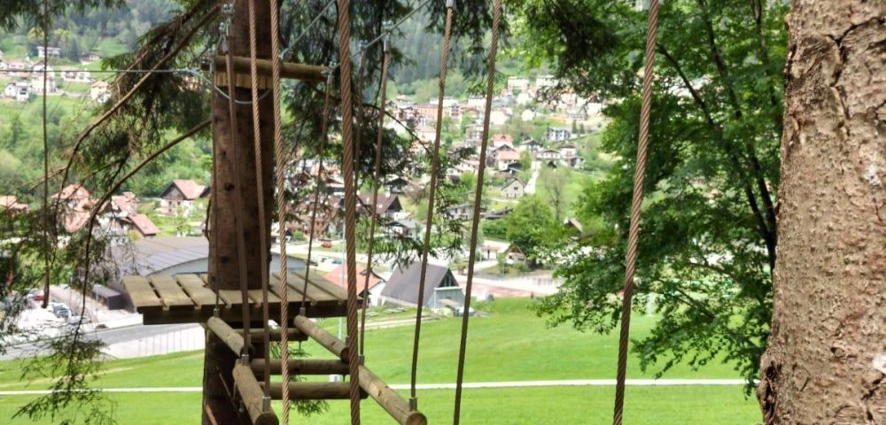 Realizzazione percorsi parco avventura madessa