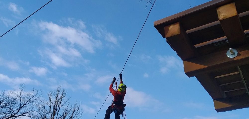 Realizzazione percorso carrucola parco avventura fontana liri frosinone
