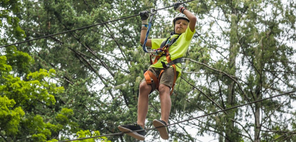 Realizzazione percorso parco avventura jungle raider park albavilla