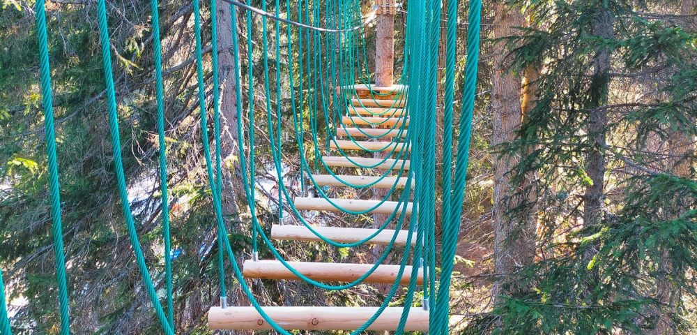 Realizzazione percorso parco avventura madonna di campiglio