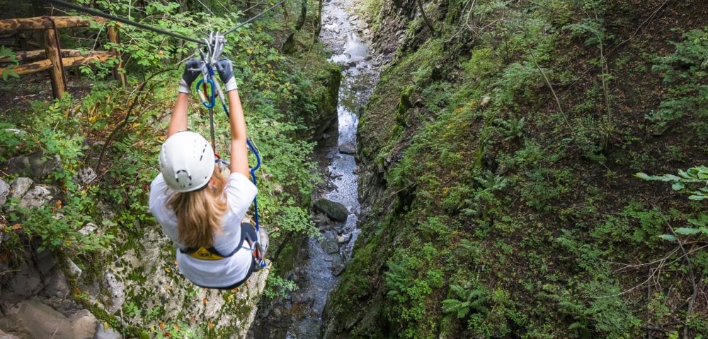 Realizzazione zipline parco avventura jrp xtreme